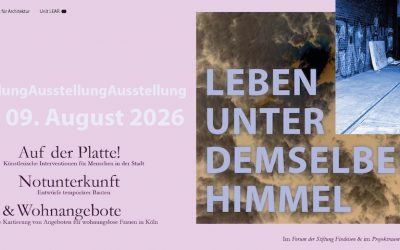 Ausstellung im Forum präsentiert studentische Positionen zu Obdachlosigkeit in Köln